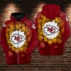 Kansas City Chiefs Logo Under The Wall Hoodie Adult Sizes S - 5xl Gts001217