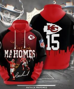Kansas City Chiefs Mahomes Cityscape 3D Hoodie