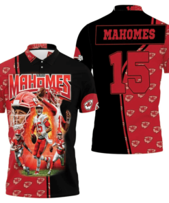 Kansas City Chiefs Mahomes Dominance 3D Polo Shirt