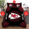 Kansas City Chiefs Mandala Black Pattern Bedding Set