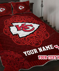 Kansas City Chiefs Mandala Red Custom Bedding Set