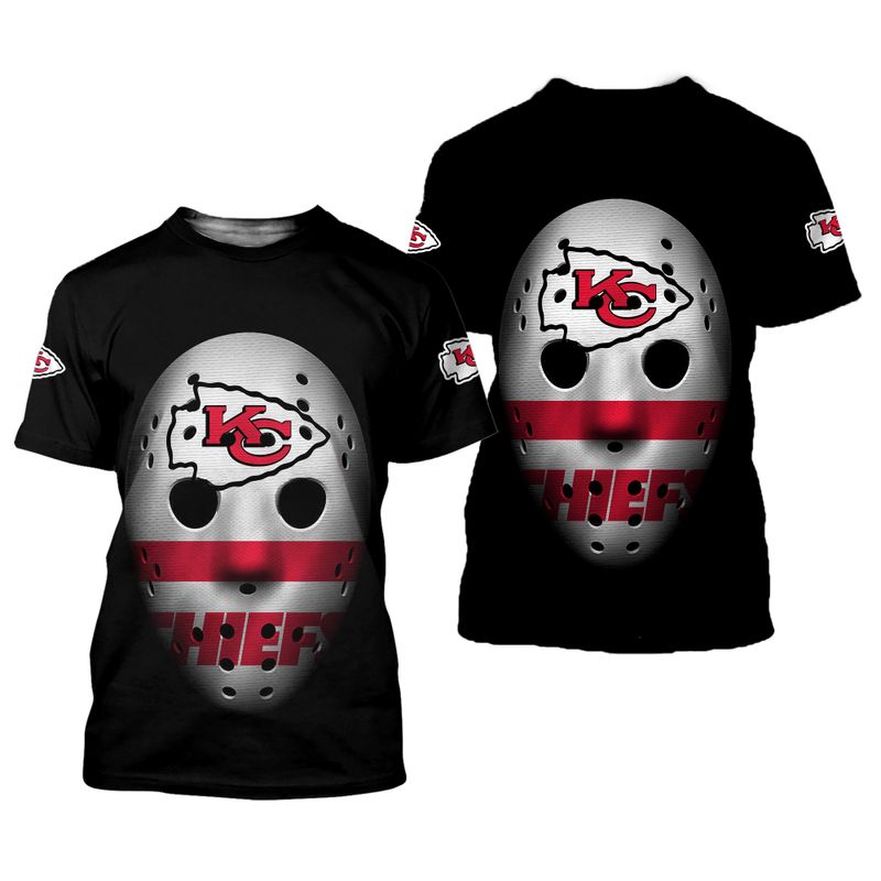 Kansas City Chiefs Mask Limited Edition All Over Print T-Shirts New059510