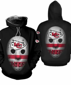 Kansas City Chiefs Mask Limited Edition Hoodie Zip Hoodie Fleece Zip Hoodie Unisex Size New059510