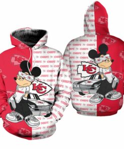 Kansas City Chiefs Mickey Hoodie Zip Hoodie S-5xl New057010
