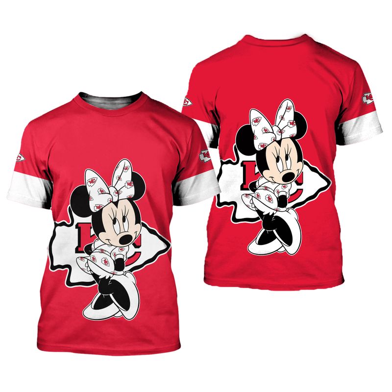 Kansas City Chiefs Minnie Mouse Limited Edition Unisex T-Shirts New021510