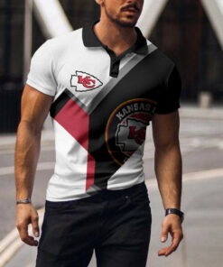 Kansas City Chiefs Modern Classic Tri-Color Polo Shirt