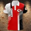 Kansas City Chiefs Modern Tri-Color Polo Shirt