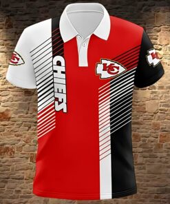 Kansas City Chiefs Modern Tri-Color Polo Shirt
