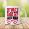 Kansas City Chiefs My Dad's My Best Mate Father's Day Mug