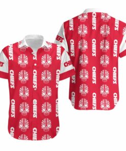 Kansas City Chiefs Mystery Skull Hawaii Shirt and Shorts Summer NLA007010