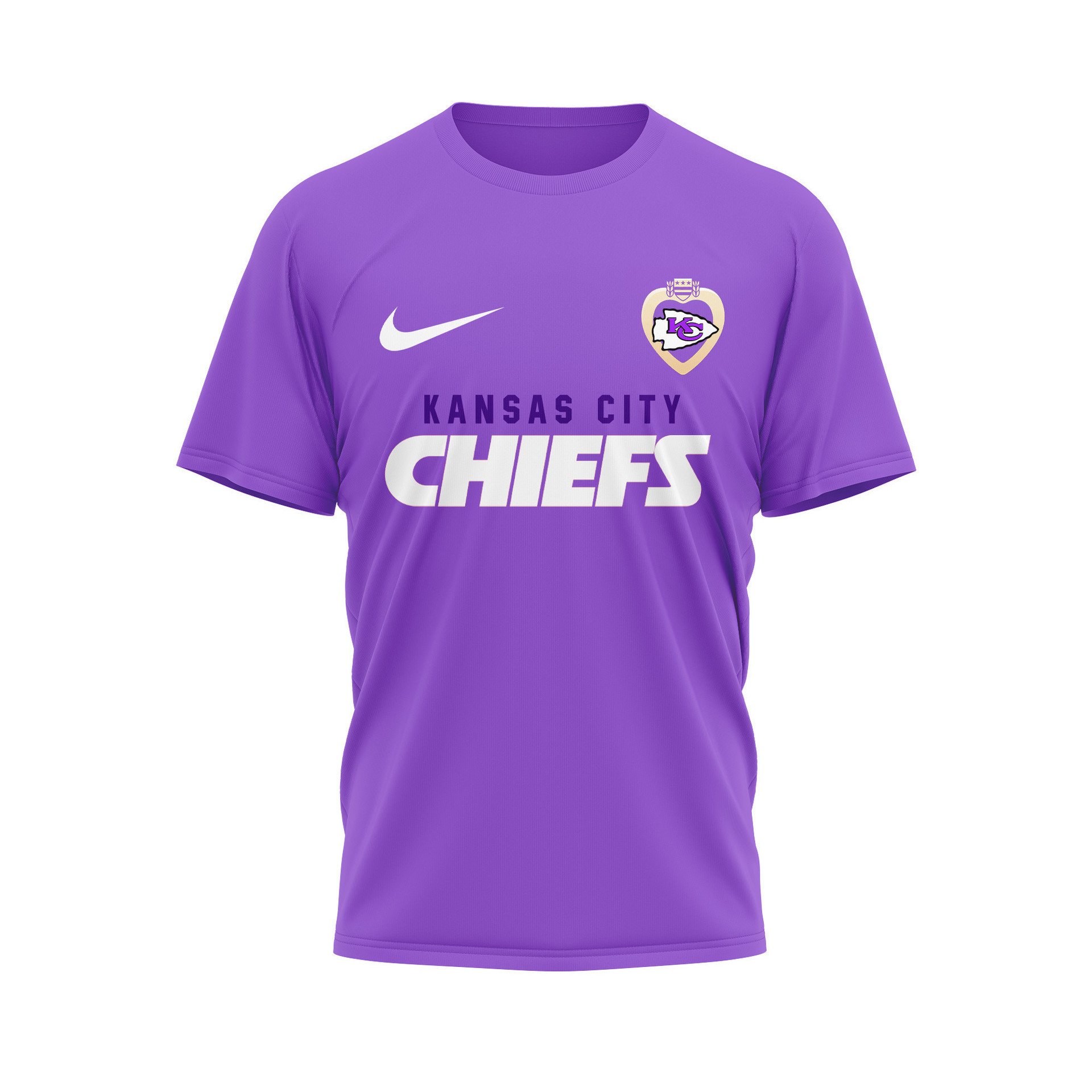 Kansas City Chiefs National Purple Heart Day Shirt - Image 2