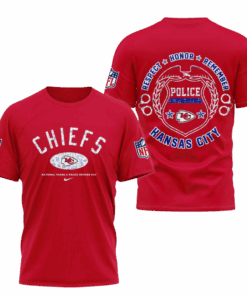 Kansas City Chiefs National Thank a Police Officer Day Shirt