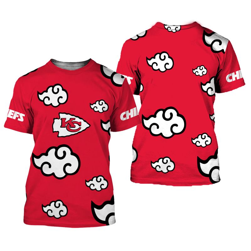 Kansas City Chiefs Ninja Cloud Limited Edition All Over Print T Shirt Unisex Size Nla001110