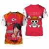 Kansas City Chiefs One Piece Luffy Limited Edition All Over Print T Shirt Unisex Size Nla000310