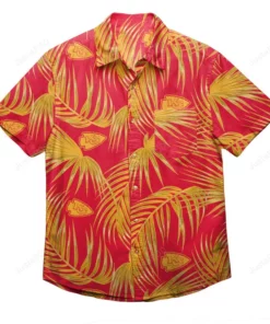 Kansas City Chiefs Palm Leaf Classic Hawaiian Shirt