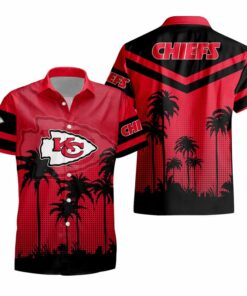 Kansas City Chiefs Palm Tree Hawaii Shirt and Shorts Summer NLA065510