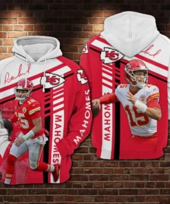 Kansas City Chiefs Patrick Mahomes Action Fan 3D Hoodie