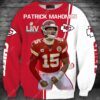Kansas City Chiefs Patrick Mahomes All Over Print 3D Sweatshirt TH1395