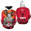 Kansas City Chiefs Pennywise The Dancing Clown It Hallowen Hoodie Zip Up Hoodie Fleece Nla020710