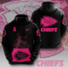 Kansas City Chiefs Pink Ribbon Warrior Pride Hoodie
