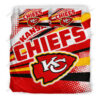 Kansas City Chiefs Power Stripes Bedding Set