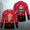 Kansas City Chiefs Reaper Flame Halloween Sweatshirt