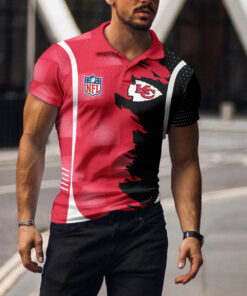 Kansas City Chiefs Red Fury Polo Shirt