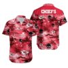 Kansas City Chiefs Red Tropical Sunset Hawaiian Shirt