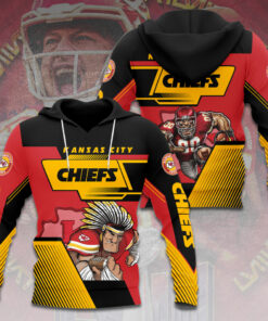 Kansas City Chiefs Retro Power Play Comic Hoodie