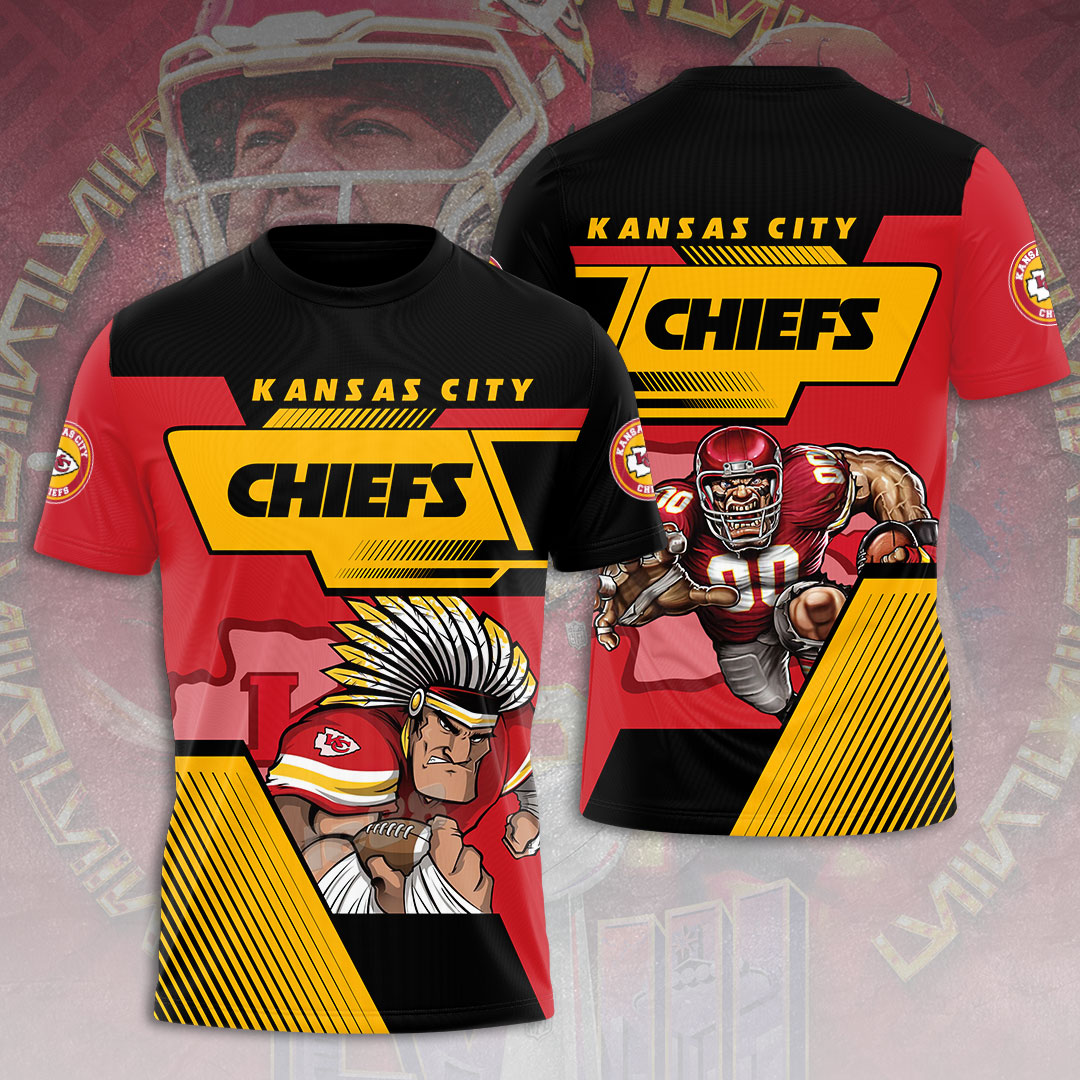 Kansas City Chiefs Retro Power Play Comic Shirt