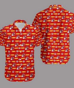 Kansas City Chiefs Retro Repeat Hawaiian Shirt