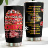 Kansas City Chiefs Roster Blaze Stainless Tumbler