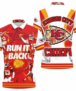 Kansas City Chiefs Run It Back Victory 3D Polo Shirt