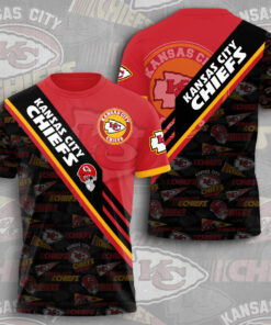 Kansas City Chiefs Sideline Swagger Striped Jersey Shirt