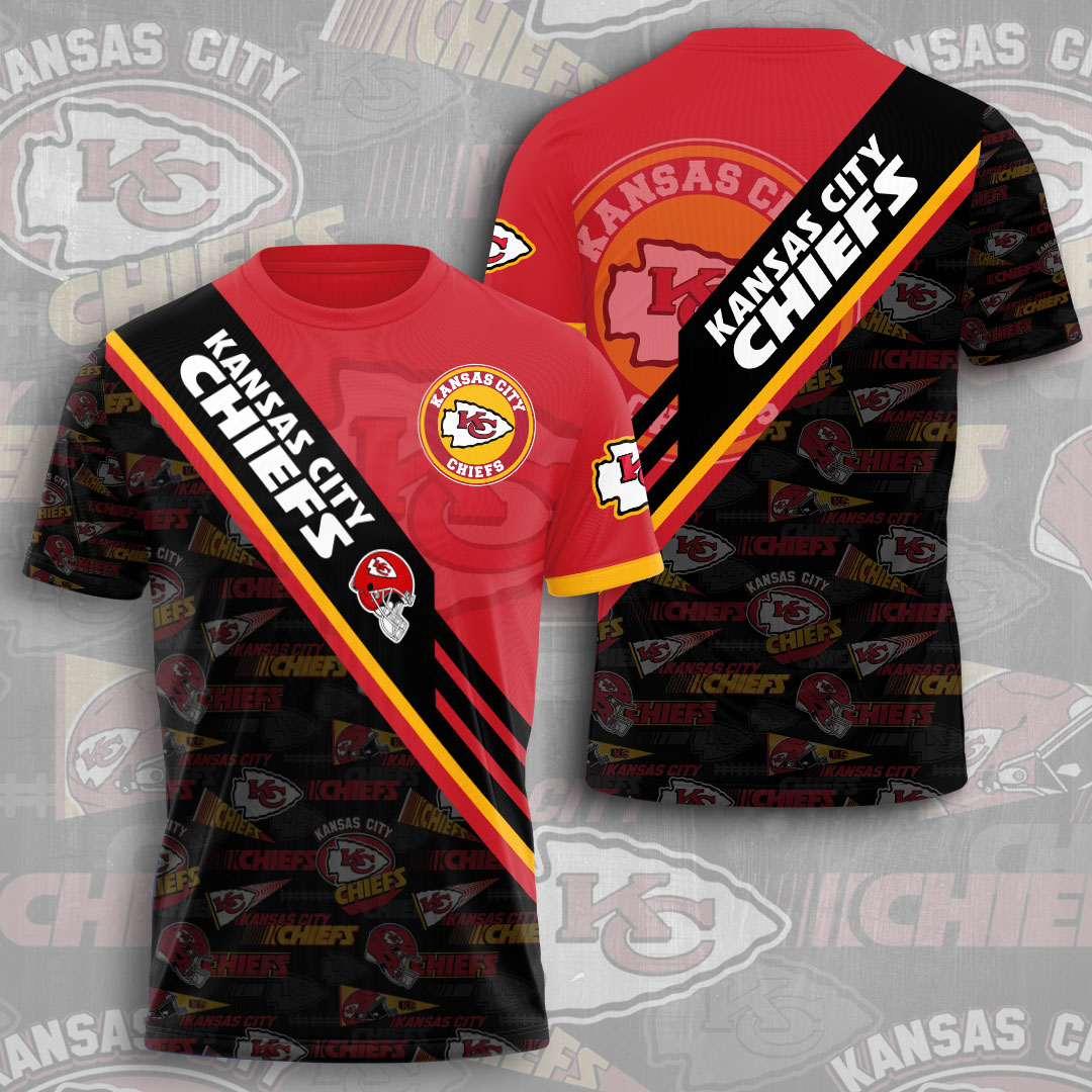 Kansas City Chiefs Sideline Swagger Striped Jersey Shirt