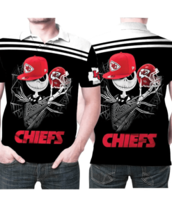 Kansas City Chiefs Skull Fanatic Polo Shirt