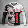Kansas City Chiefs Skull Flame 3D Hoodie