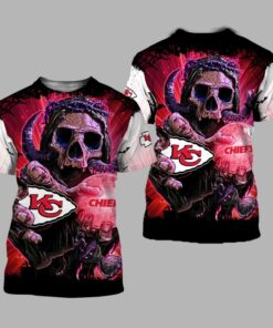 Kansas City Chiefs Skull Halloween Limited Edition Unisex T-Shirts Nla023410
