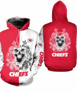 Kansas City Chiefs Skull Limited Edition Hoodie Zip Hoodie Unisex Size Nla000810