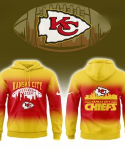 Kansas City Chiefs Skyline Gradient Combo Hoodie