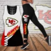Kansas City Chiefs Sleek Style Tank Top and Leggings Set