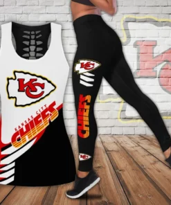 Kansas City Chiefs Sleek Style Tank Top and Leggings Set