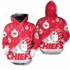 Kansas City Chiefs Snowman Christmas Limited Edition Hoodie And Joggers Unisex Size New060110