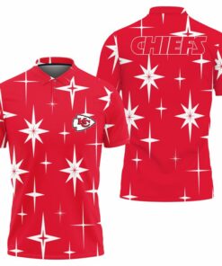 Kansas City Chiefs Sparkle Pattern Polo Shirt