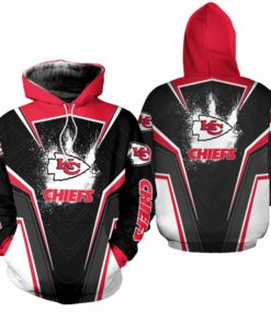 Kansas City Chiefs Splatter Pattern Limited Edition Hoodie And Legging Pgc Unisex Size New066210