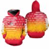 Kansas City Chiefs Splatter Pattern Limited Edition Hoodie And Legging Unisex Size New063410