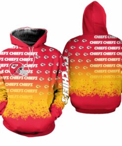 Kansas City Chiefs Splatter Pattern Limited Edition Hoodie And Legging Unisex Size New063410