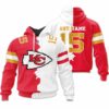 Kansas City Chiefs Split Edition MVP Custom Number Hoodie
