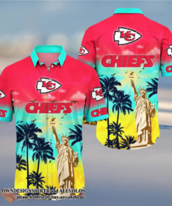 Kansas City Chiefs Statue of Liberty Hawaiian Shirt