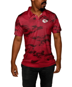 Kansas City Chiefs Stealth Camouflage Polo Shirt